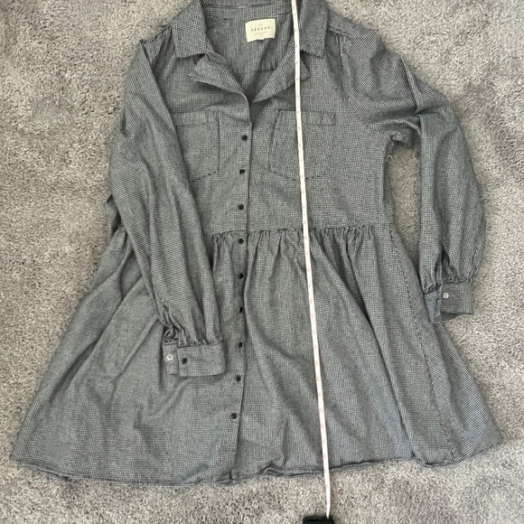 Sezane Aurora Dress Pied De Poule (Houndstooth) - Size 36 - Picture 6 of 8